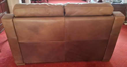 Photo of free 2 Seater Natuzzi Brown Leather Sofa (Eaglescliffe TS16) #2