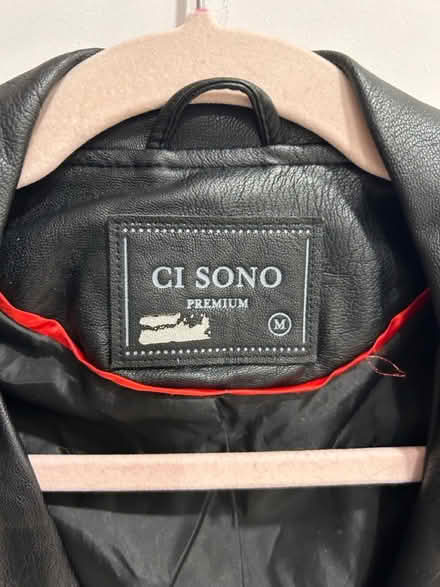 Photo of free Black leather studded jacket M (Near mount pleasant station) #2