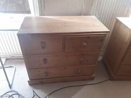 Photo of free Two sets of pine drawers that can be converted into a desk (Little Neston CH64) #3