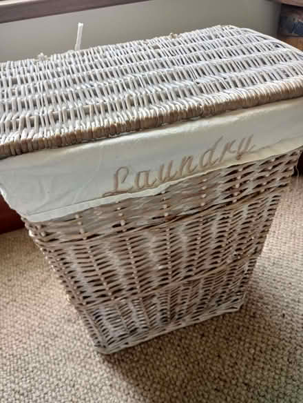 Photo of free Small wicker laundry basket (Quernmore LA2) #1