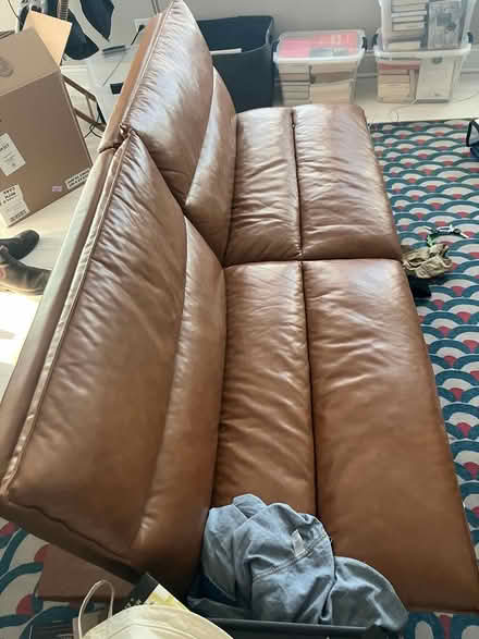 Photo of free Leather Futon (Rogers Park) #3