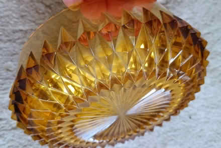 Photo of free vintage 60s/70s pressed amber glass (Westminster Drive PO21) #4