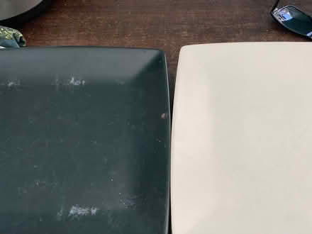 Photo of free Large square dinner plates x8 (Addlestone KT15) #2