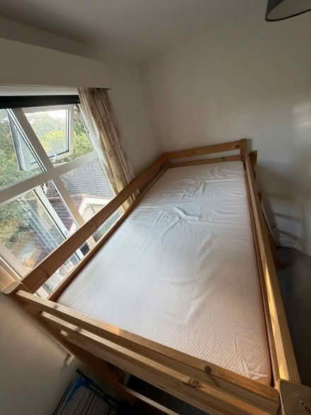 Photo of free Kids single bunk bed with mattress (Sw19) #2