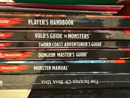 Photo of free D&D Books and Supplies (Pollard Rd & More Ave) #2