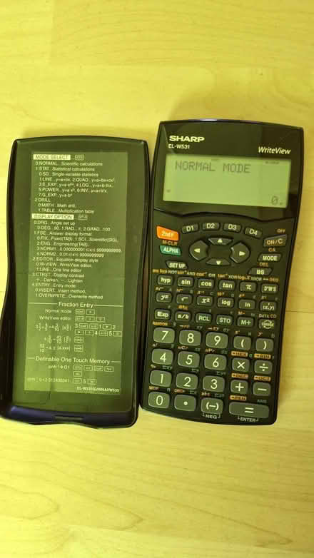 Photo of free Sharp scientific calculator (Barnston CH60) #1