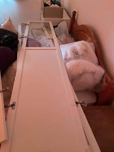 Photo of free doors for IKEA Billy bookcase white (Marston OX3) #1