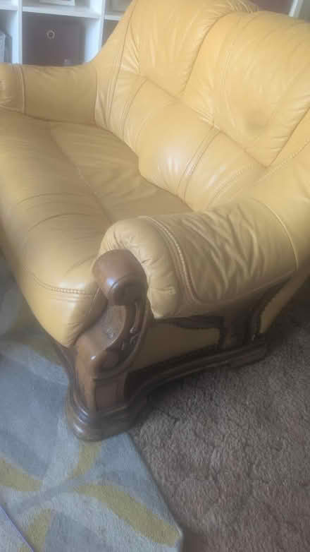 Photo of free 3+2+1 seater sofas+ footstool (Abbey wood) #3