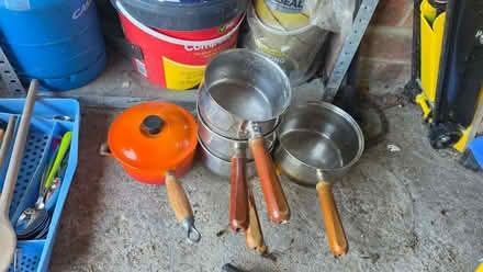 Photo of free Saucepans and cutlery (Woodley RG6) #1
