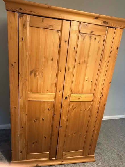 Photo of free IKEA Pine Wardrobe (Kinmel Bay LL18) #1