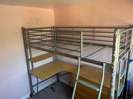 Photo of free Bunk Bed with Desk and book rack (Harpenden AL5) #1