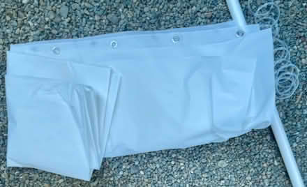 Photo of free Shower Curtain Liner, Rod, Rings (Near downtown Mtn View) #1