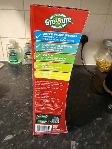 Photo of free Gro-sure smart lawn seed (Carshalton) #3