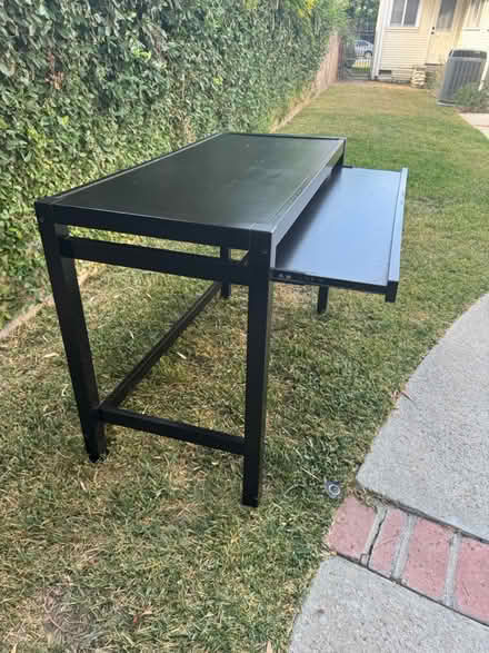 Photo of free wooden desk with keyboard tray (South Pasadena) #1