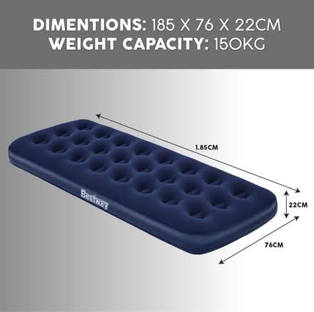 Photo of free Single Size Air Bed with Pump (Wembley Park HA9) #1