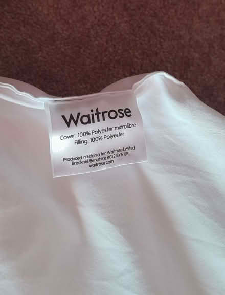 Photo of free Waitrose polyester pillow (Thrupp GL5) #1