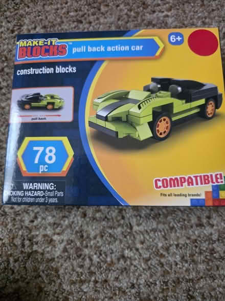 Photo of free Small make-it blocks car (Port Monmouth) #1