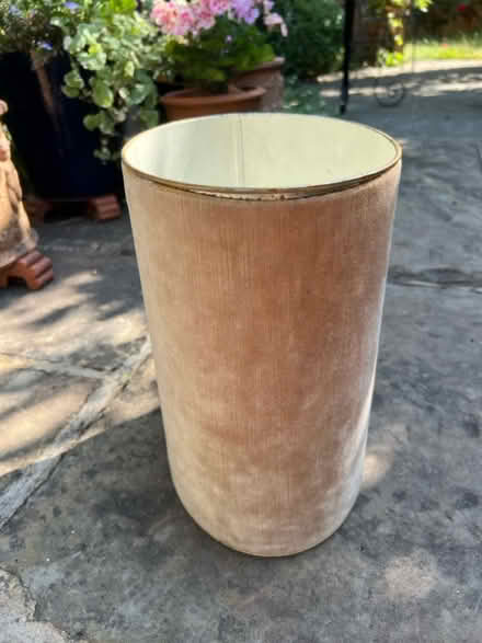 Photo of free Waste paper bin with velvet cover (Notting Dale W11) #2