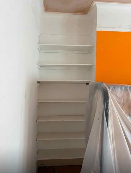 Photo of free White wooden alcove shelves (SE6) #2