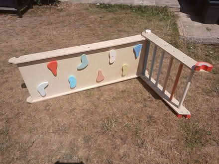 Photo of free Wooden slide / climbing wall (Dawlish EX7) #2
