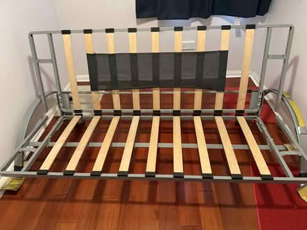 Photo of free Metal Frame Sofa that lies down in a Double Bed and Mattress (Richmond TW10) #3