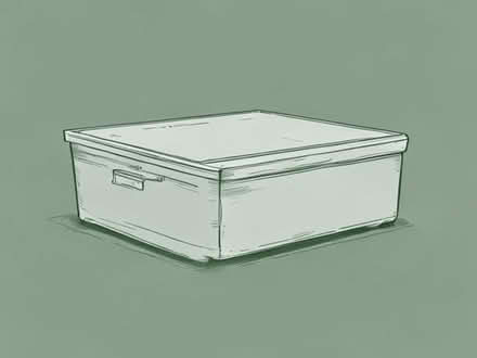 Photo of 32L underbed storage box - rigid plastic (Chesterfield S41) #1