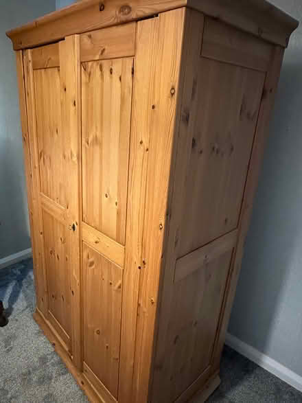 Photo of free IKEA Pine Wardrobe (Kinmel Bay LL18) #2