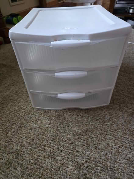 Photo of free Small sterilite 3 drawer storage (Port Monmouth) #1