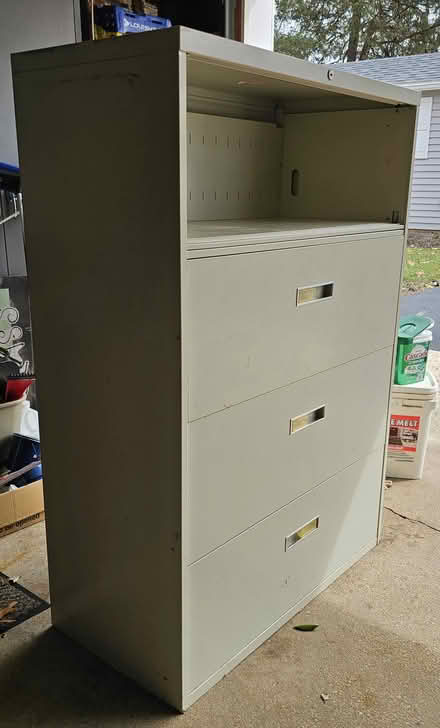 Photo of free Steelcase Wide File Cabinet (North Tinton Falls by Lincroft) #2