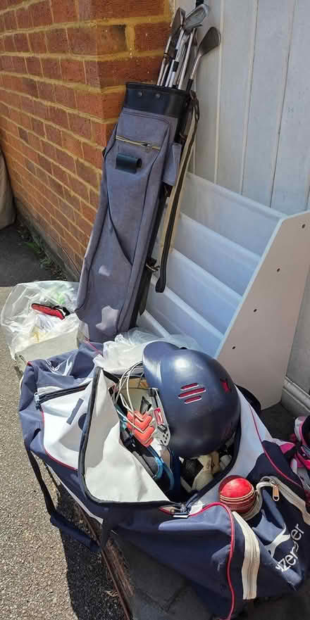 Photo of free Book shelf, cricket and golf set (Reading RG30) #1