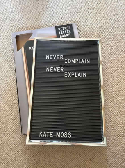 Photo of free Retro Letter Board (Whitley SN12) #2