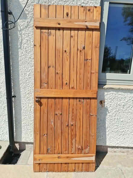 Photo of free Pine door (Helton CA10) #2