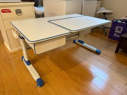 Photo of free Kids adjustable height desks (2) (Stanford, CA) #2