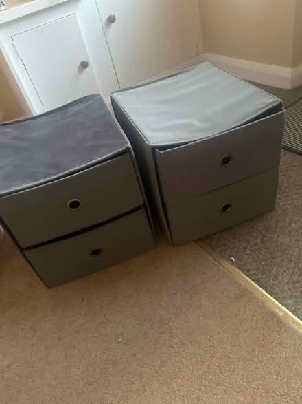 Photo of free 2 canvas storage boxes (Penrith CA11) #1