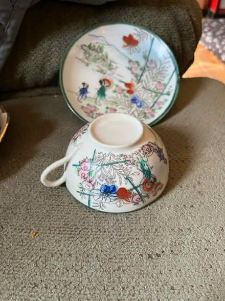 Photo of free Chinese cup and saucer (Bayville) #1