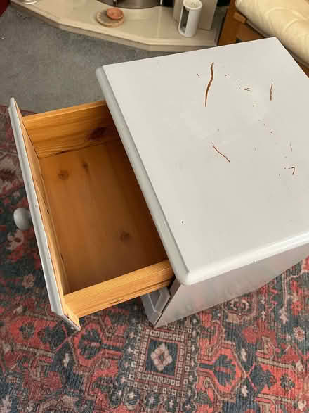 Photo of free Solid pine bedside chest of drawers (Kings Langley WD4) #2