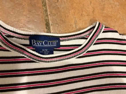 Photo of free Ladies Bay Club striped Medium top (L5L 5P5) #2