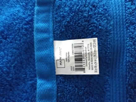 Photo of free Blue towel (70 × 130 cm) #2 (City Centre S1) #1