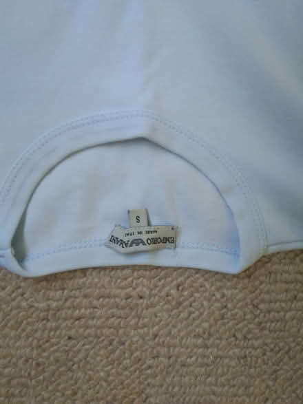 Photo of free Men's t-shirt, small size in light blue (Millhouses S7) #2