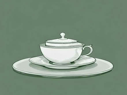 Photo of Afternoon tea stand, or plates for making one (Cammo EH4) #1