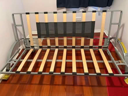 Photo of free Metal Frame Sofa that lies down in a Double Bed and Mattress (Richmond TW10) #3