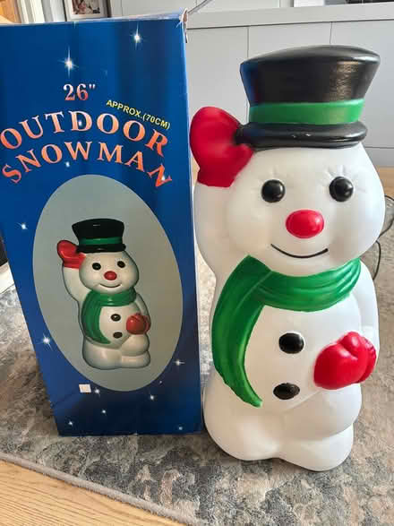 Photo of free Outdoor Snowman plug in (Dublin 9) #1