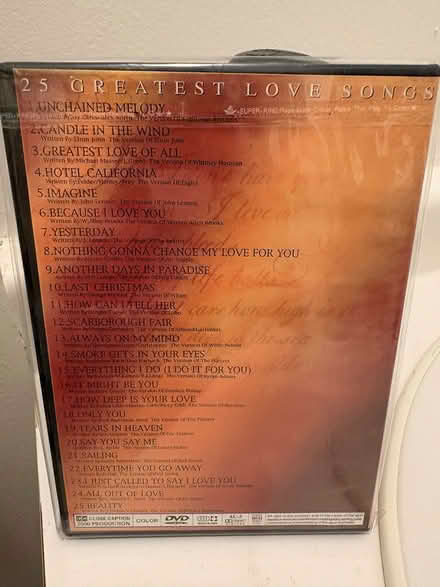 Photo of free DVD Best of Forever Love Songs (L5L 5P5) #2