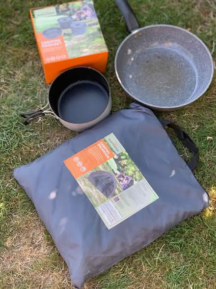 Photo of free Camping pots & organiser (Addlestone KT15) #1
