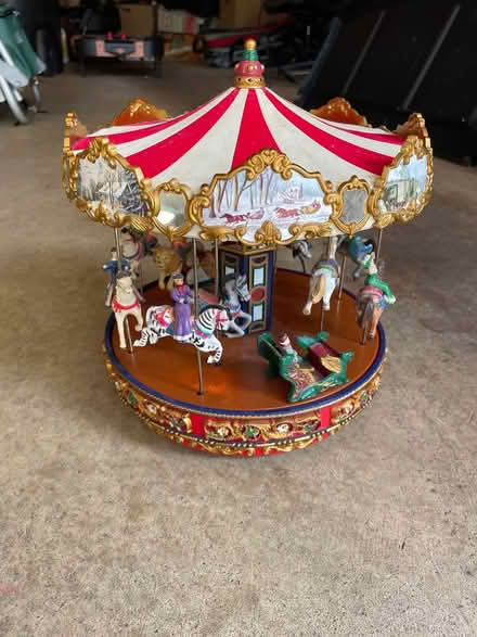 Photo of free children’s table-top carousel (Middletown off Dwight Rd) #3