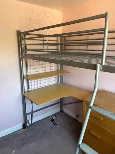 Photo of free Bunk Bed with Desk and book rack (Harpenden AL5) #3