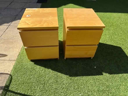 Photo of free Malm (IKEA) two drawer units. Birch colour (Oxley Park MK4) #1
