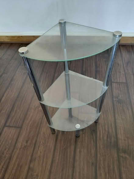 Photo of free Glass corner shelves (Darnall S9) #2