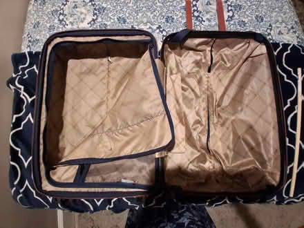 Photo of free Suitcase w-cracked wheel base (Beacon Hill) #3