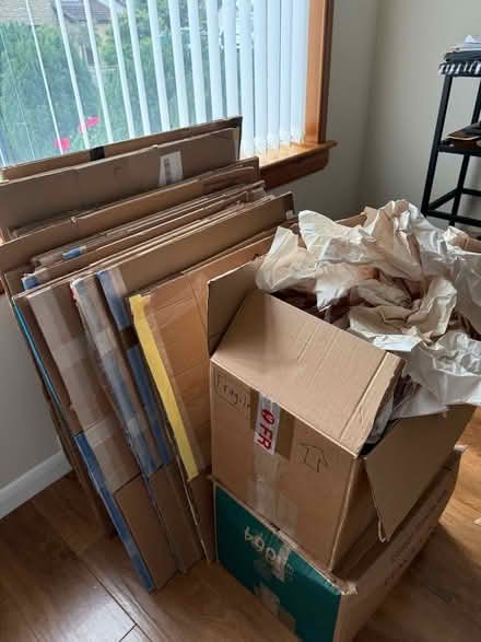 Photo of free 26 moving boxes plus packaging (Gogarloch EH12) #1